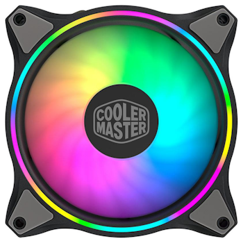Product image of Cooler Master MasterFan MF140 Halo Dual Loop ARGB 140mm Fan - Click for product page of Cooler Master MasterFan MF140 Halo Dual Loop ARGB 140mm Fan