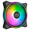 A product image of Cooler Master MasterFan MF140 Halo Dual Loop ARGB 140mm Fan