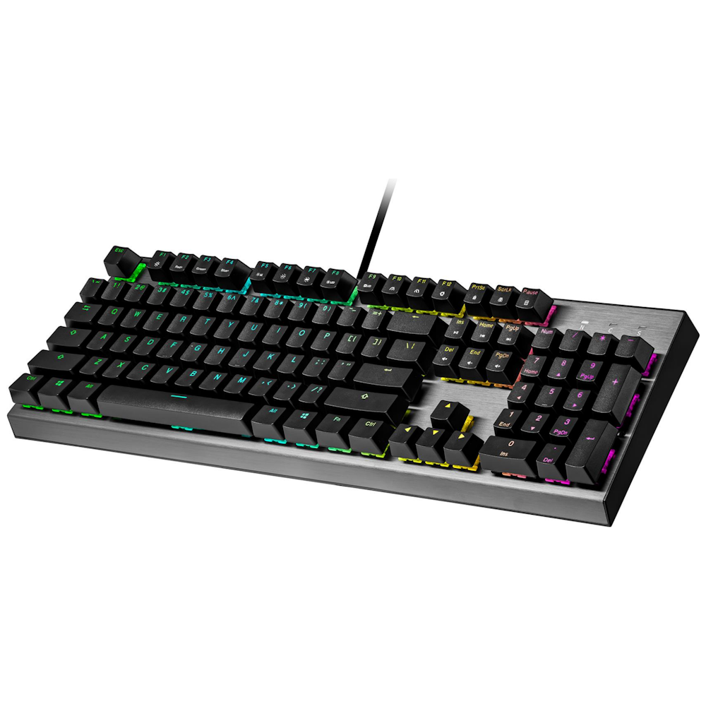 A large main feature product image of Cooler Master MasterKeys CK350 RGB Mechanical Keyboard (Outemu Blue Switch)