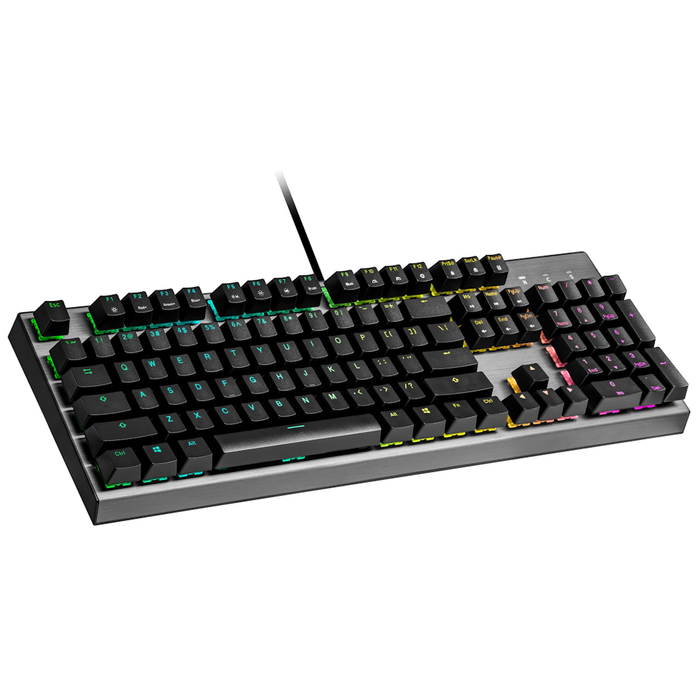 A large main feature product image of Cooler Master MasterKeys CK350 RGB Mechanical Keyboard (Outemu Red Switch)