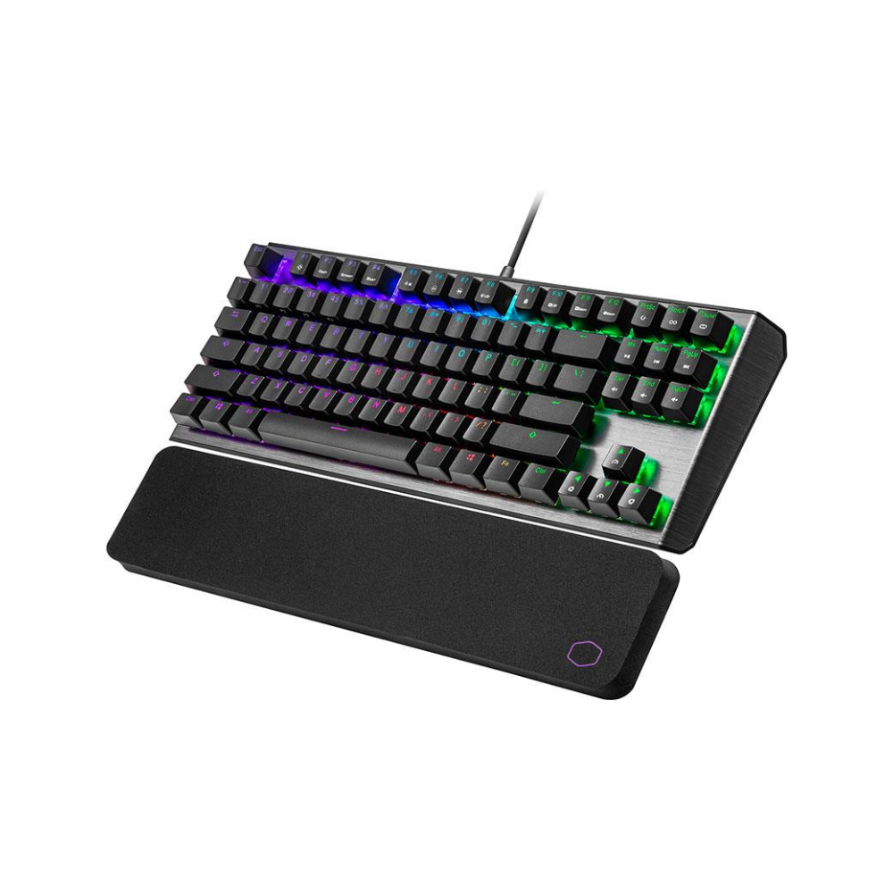 A large main feature product image of Cooler Master MasterKeys CK530 RGB TKL Mechanical Keyboard (MX Brown) V2