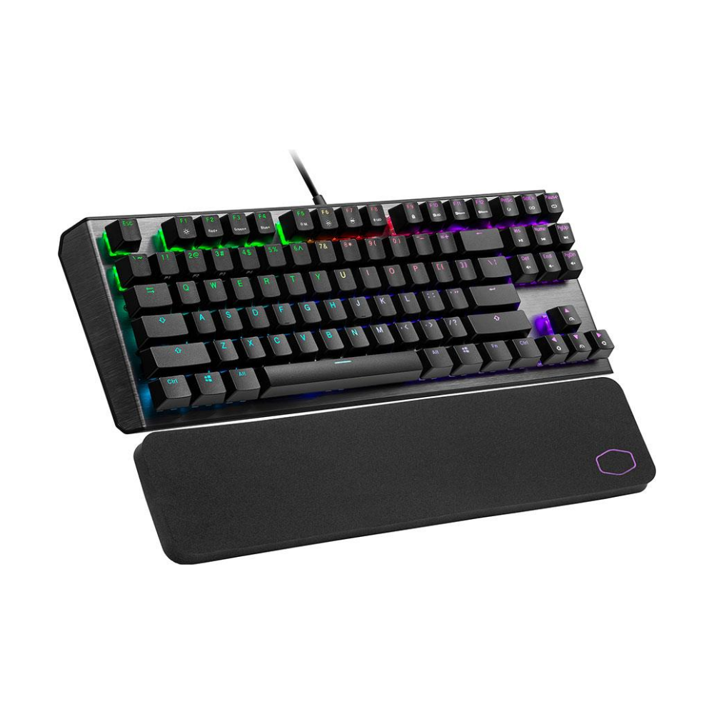 A large main feature product image of Cooler Master MasterKeys CK530 RGB TKL Mechanical Keyboard (MX Brown) V2