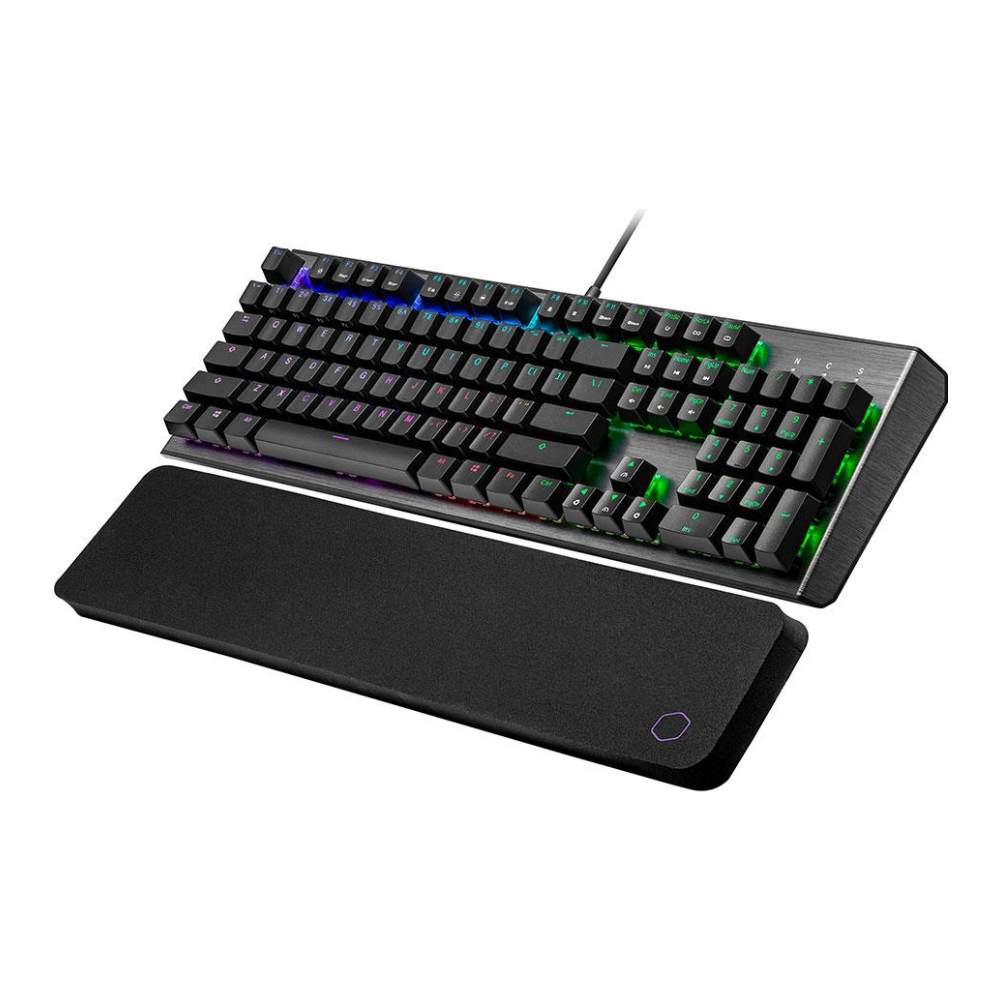A large main feature product image of Cooler Master MasterKeys CK550 RGB Mechanical Keyboard (MX Red) V2