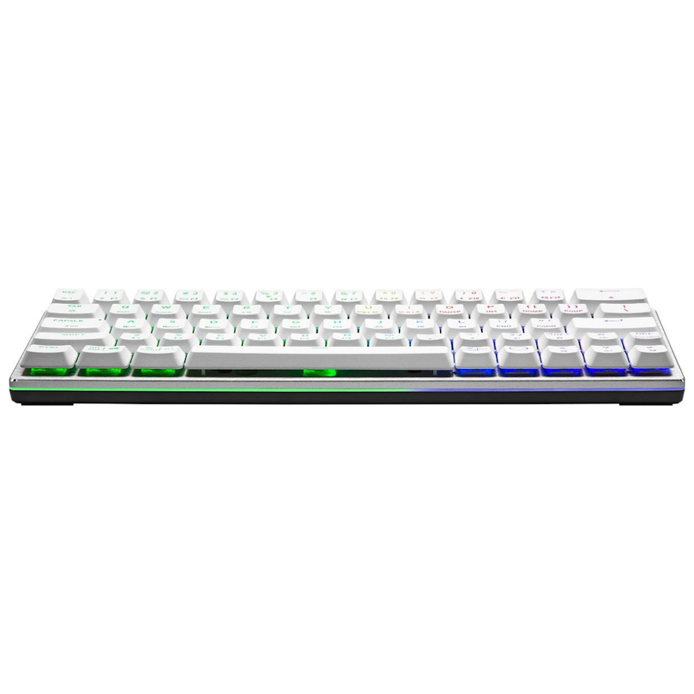 A large main feature product image of Cooler Master MasterKeys SK622 RGB Wireless Mechanical Keyboard White (Blue Switch)