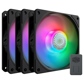 Product image of Cooler Master SickleFlow 120 ARGB 120mm Cooling Fan - 3 Pack - Click for product page of Cooler Master SickleFlow 120 ARGB 120mm Cooling Fan - 3 Pack