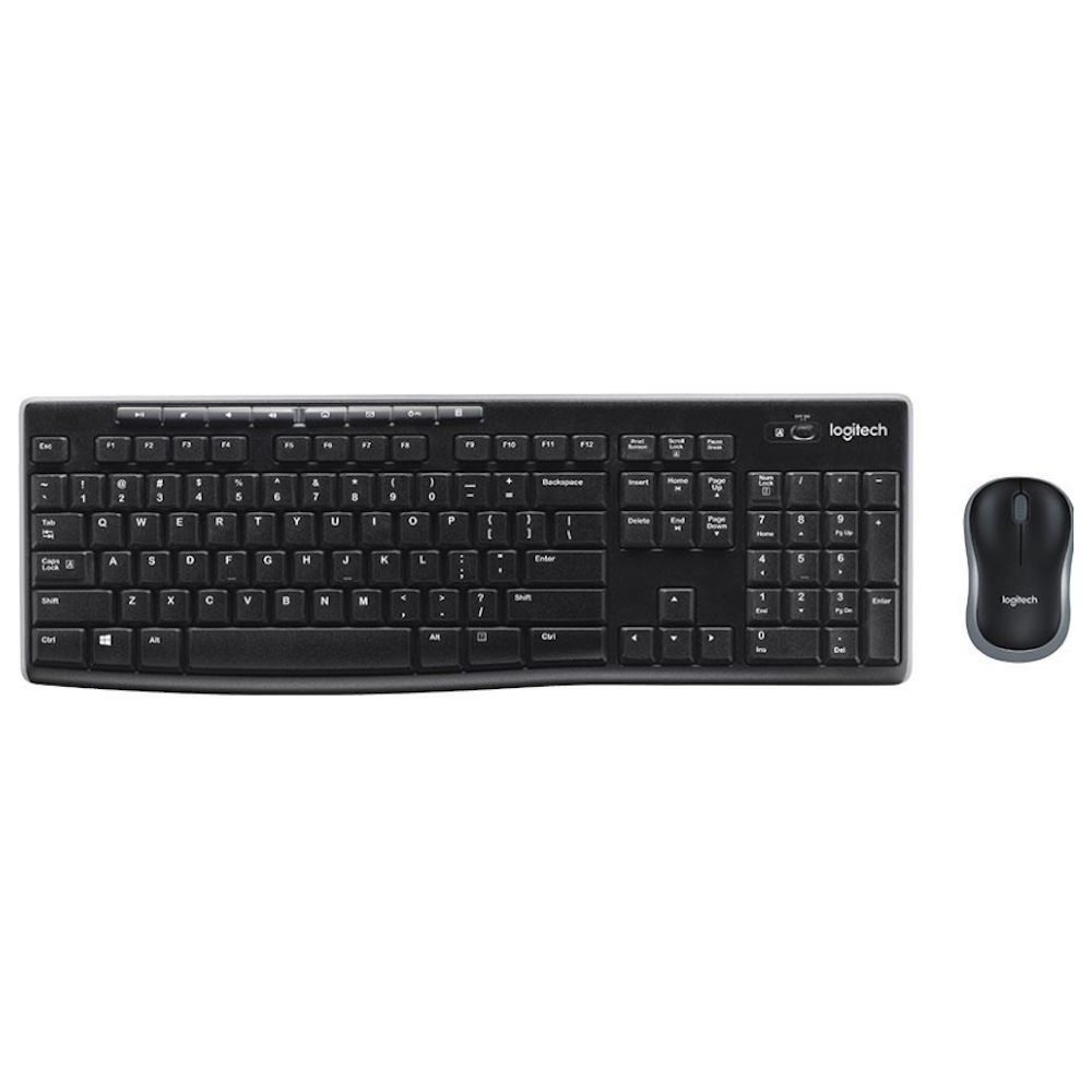A large main feature product image of Logitech MK270R - Cordless Keyboard & Mouse Set