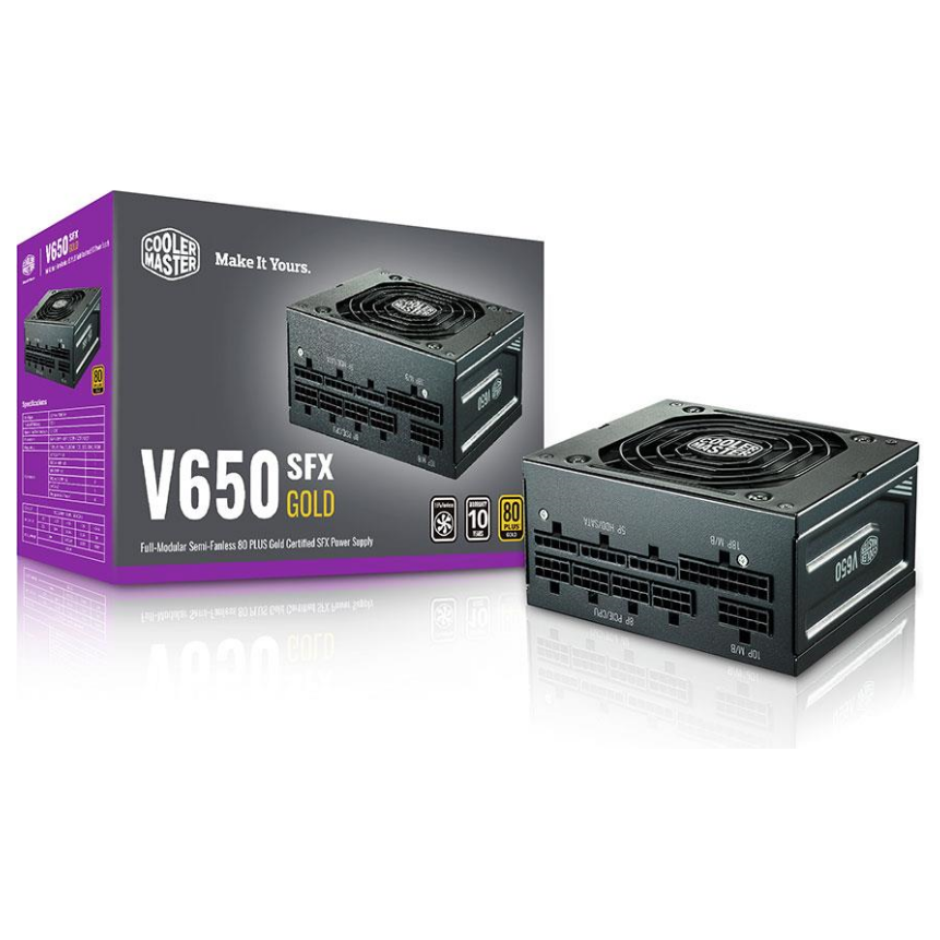 Cooler Master V650 650W Gold SFX Modular PSU | PLE Computers