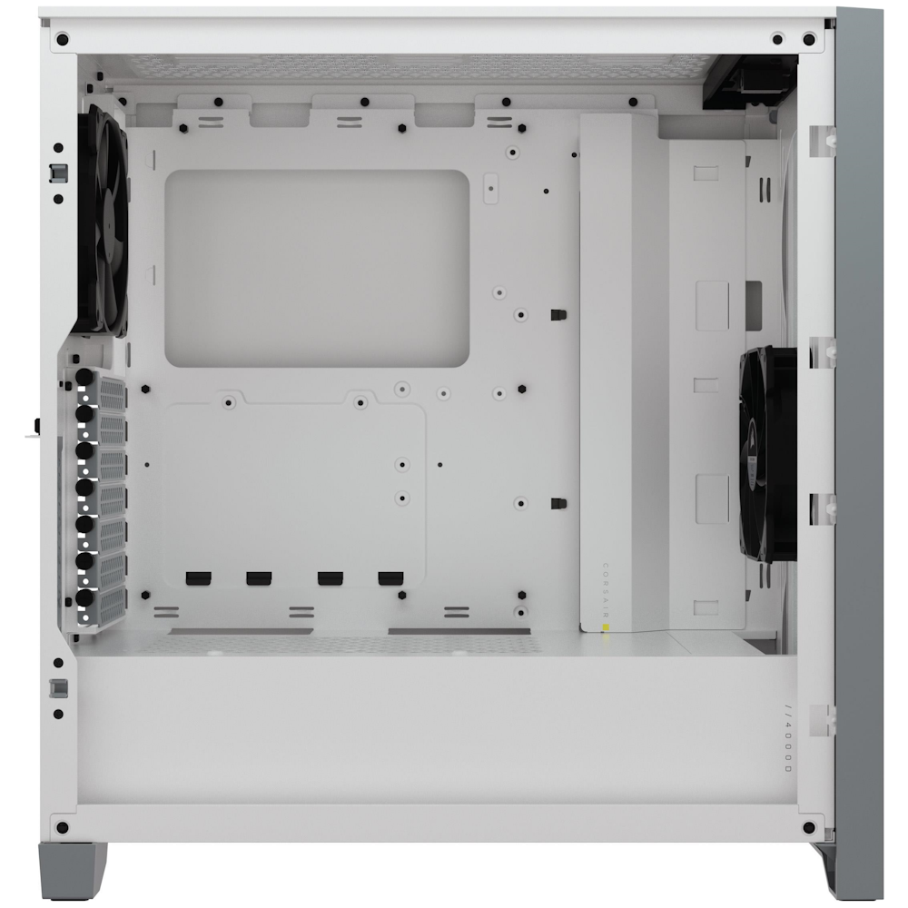A large main feature product image of Corsair 4000D Airflow Mid Tower Case - White
