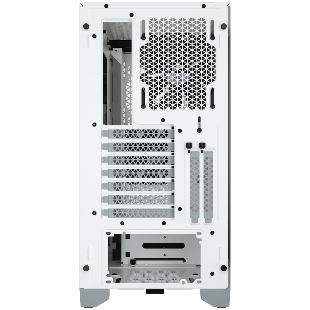 A large main feature product image of Corsair 4000D Airflow Mid Tower Case - White