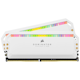 A small tile product image of Corsair 16GB Kit (2x8GB) DDR4 Dominator Platinum RGB C18 3600MHz - White