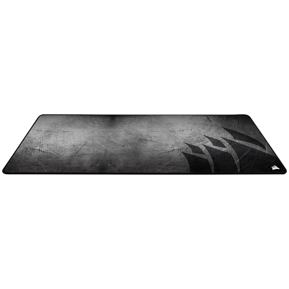 A large main feature product image of Corsair MM350 PRO Premium Extended XL Soft Gaming Mousemat