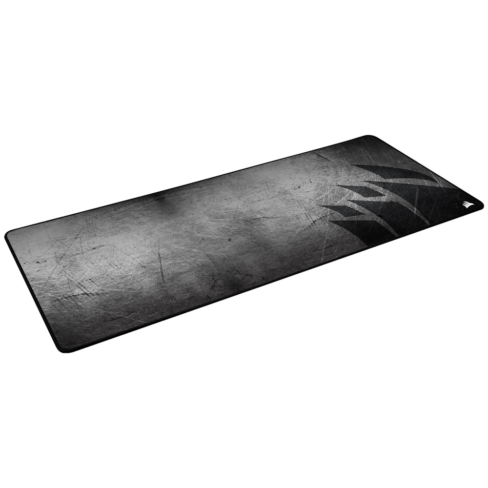 A large main feature product image of Corsair MM350 PRO Premium Extended XL Soft Gaming Mousemat