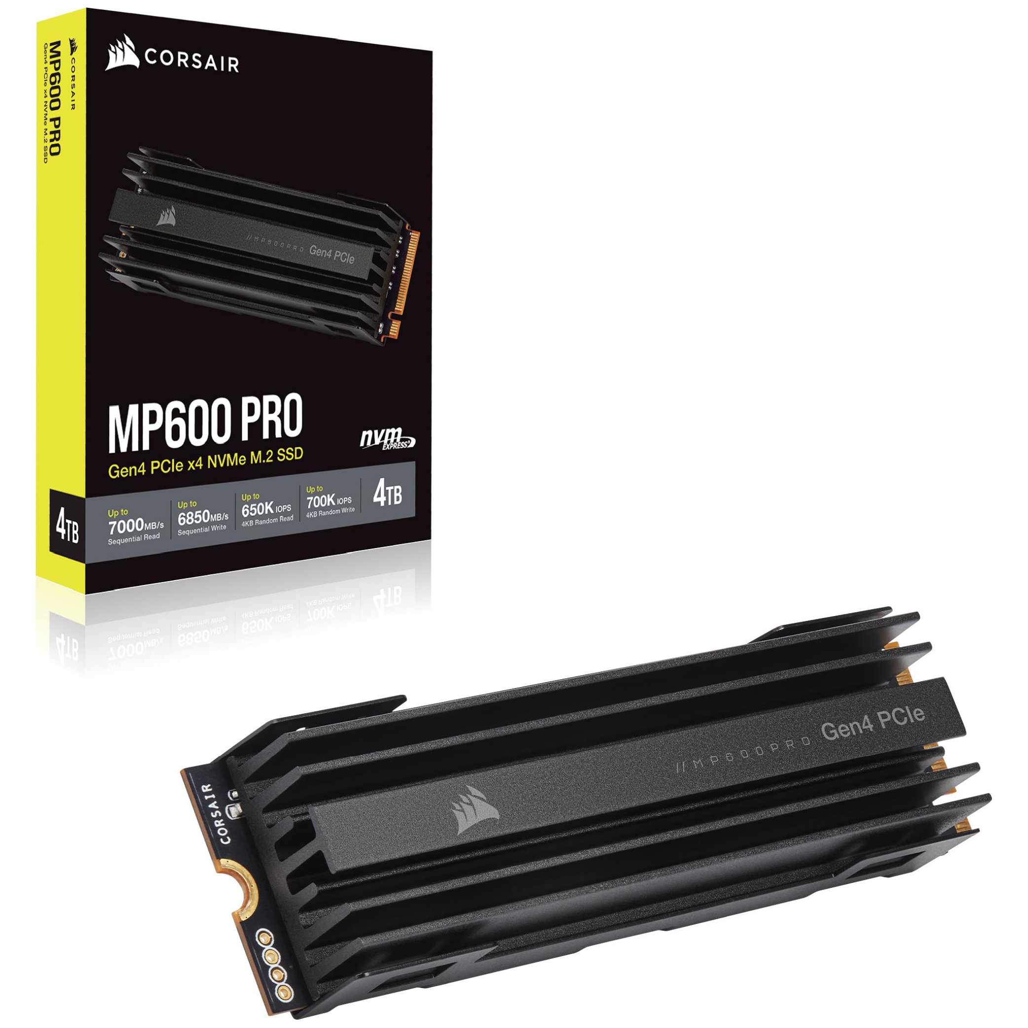 Corsair MP600 PRO NH 1TB PCIe Gen4 x4 NVMe M.2 SSD ? 高密度 TLC