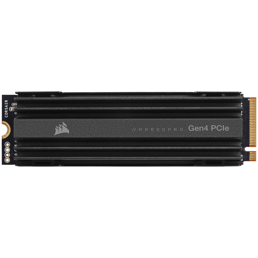 A large main feature product image of Corsair MP600 PRO w/Heatsink PCIe Gen4 NVMe M.2 SSD - 1TB