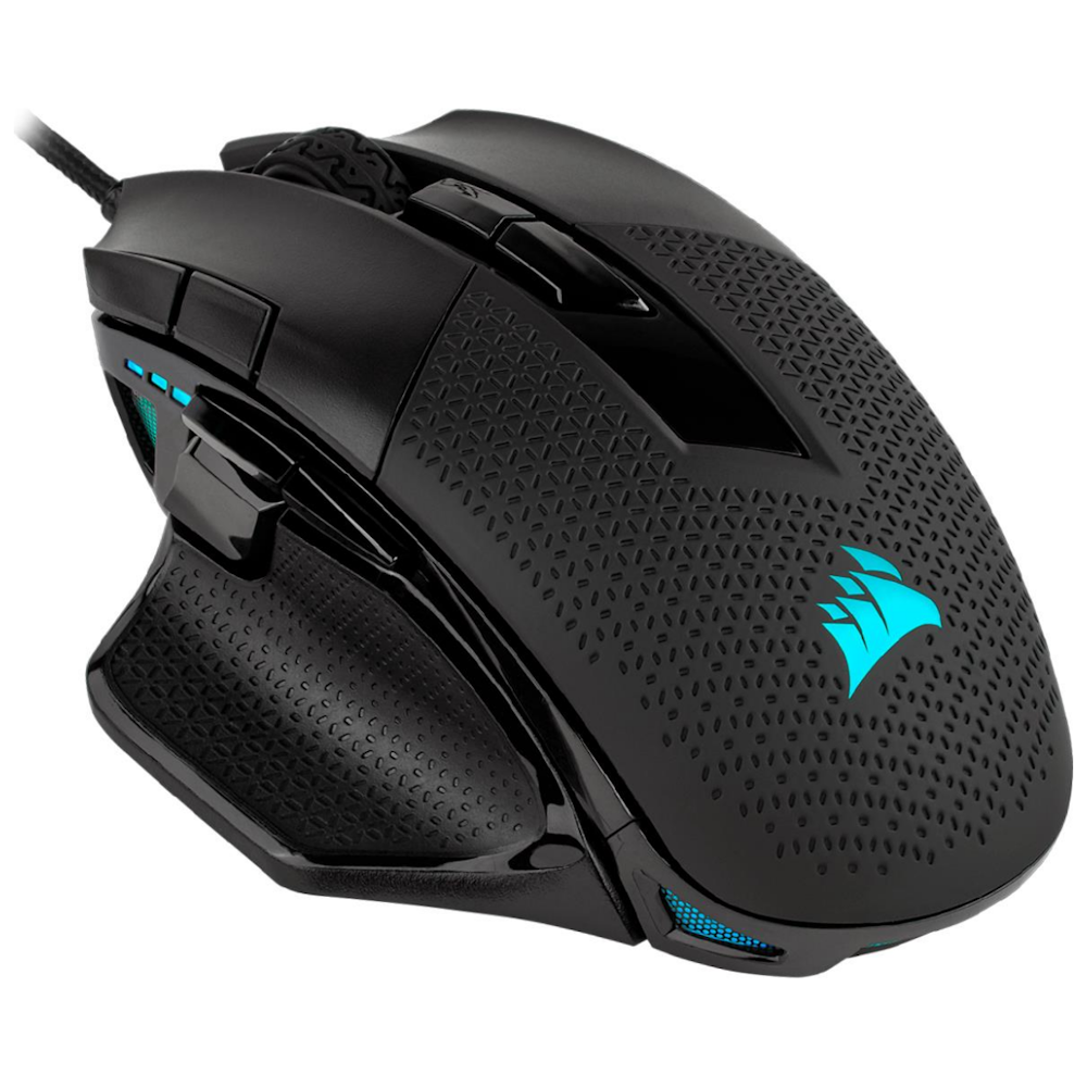 A large main feature product image of Corsair Nightsword RGB FPS Gaming Mouse 