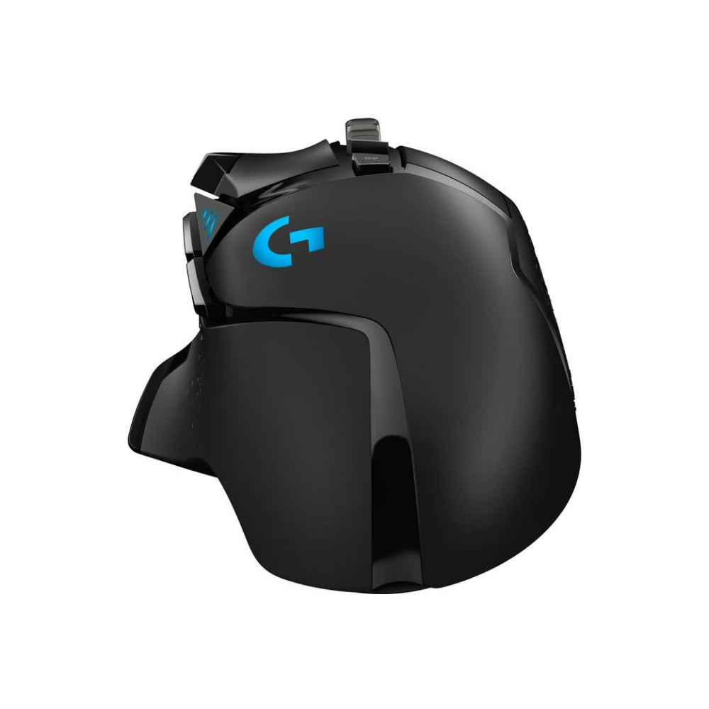 A large main feature product image of Logitech G502 HERO Optical Gaming Mouse