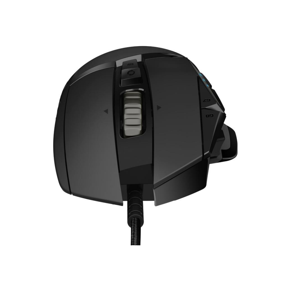 A large main feature product image of Logitech G502 HERO Optical Gaming Mouse