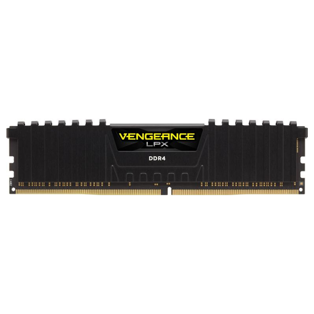 A large main feature product image of Corsair 16GB Kit (2x8GB) DDR4 Vengeance LPX C15 3000MHz - Black