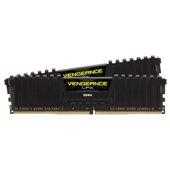 Product image of Corsair 16GB Kit (2x8GB) DDR4 Vengeance LPX C16 3200MHz - Black - Click for product page of Corsair 16GB Kit (2x8GB) DDR4 Vengeance LPX C16 3200MHz - Black