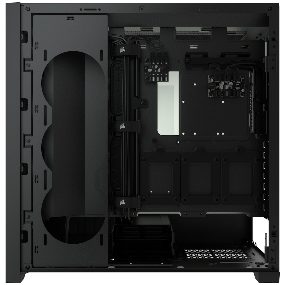 A large main feature product image of Corsair iCue 5000X Mid Tower Case - Black