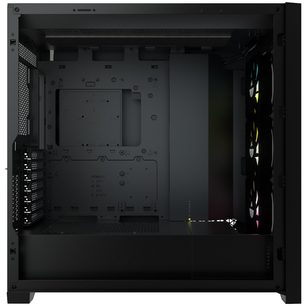 A large main feature product image of Corsair iCue 5000X Mid Tower Case - Black