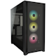A small tile product image of Corsair iCue 5000X Mid Tower Case - Black