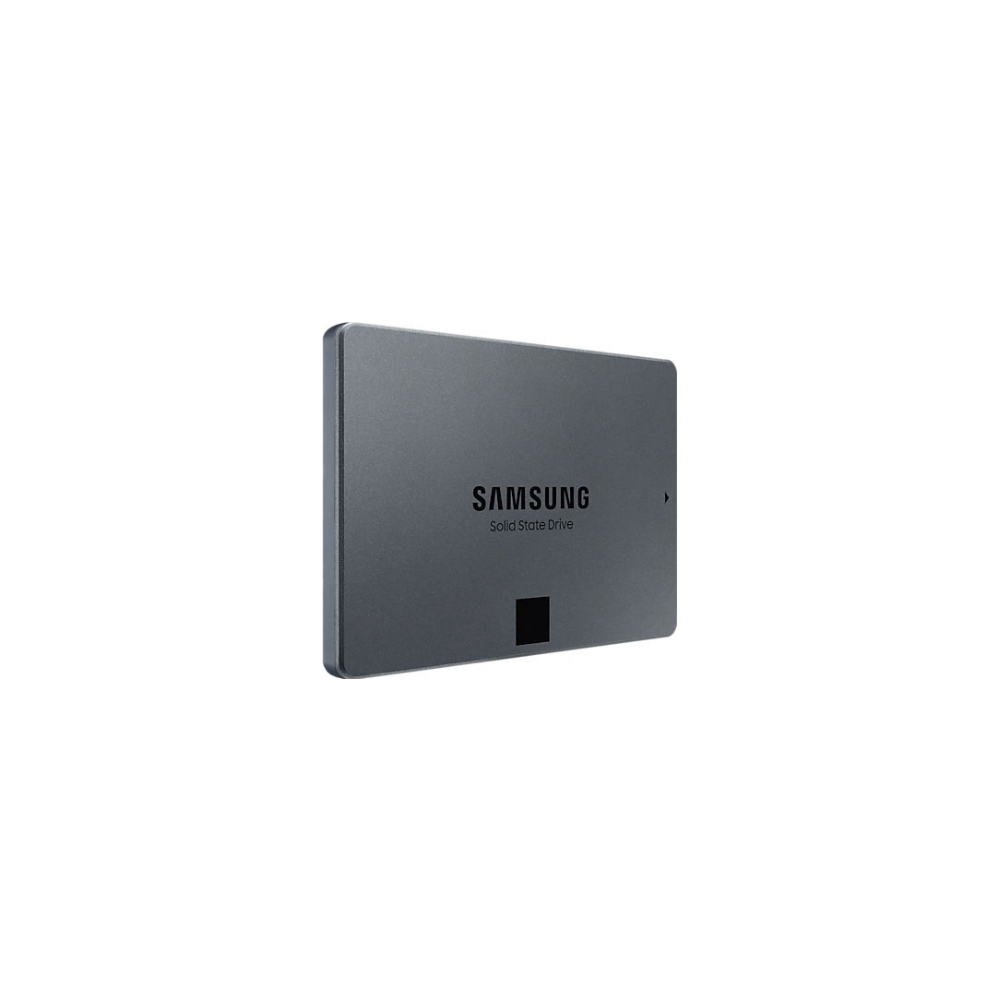 A large main feature product image of Samsung 870 QVO SATA III 2.5" SSD - 2TB