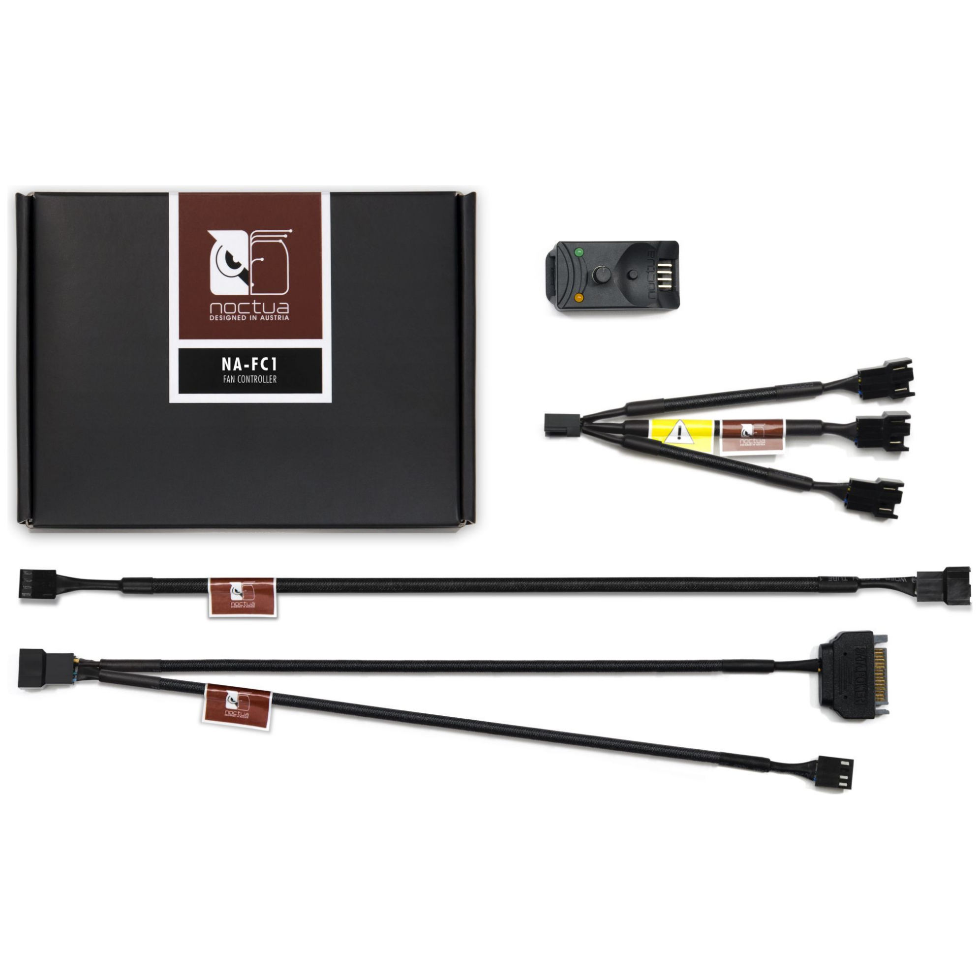 A large main feature product image of Noctua NA-FC1 - Compact Fan Controller