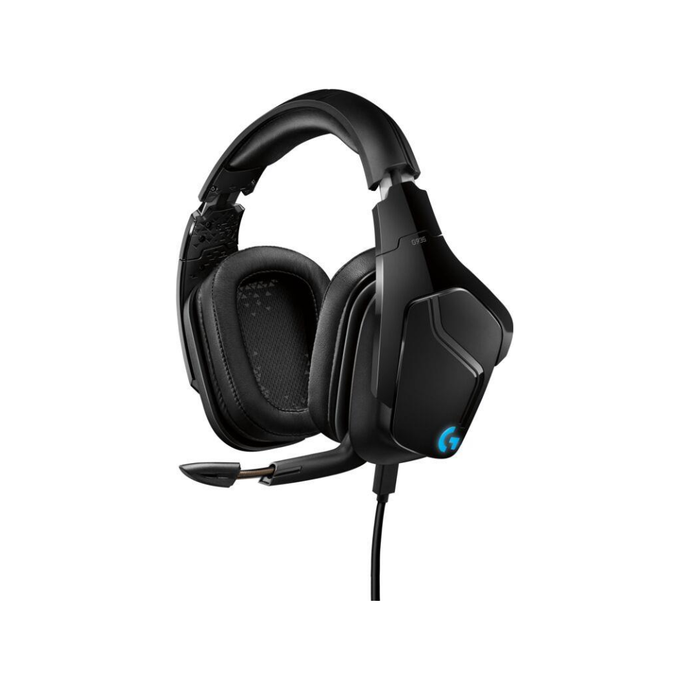 A large main feature product image of Logitech G935 LIGHTSYNC RGB 7.1 Surround Wireless Gaming Headset