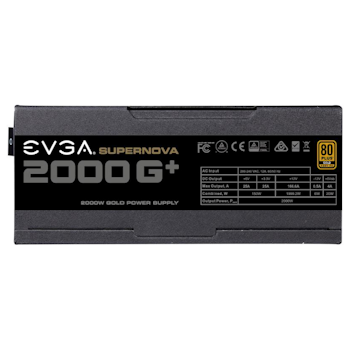 Product image of EVGA SuperNOVA 2000 G+ 2000W Gold ATX Modular PSU - Click for product page of EVGA SuperNOVA 2000 G+ 2000W Gold ATX Modular PSU