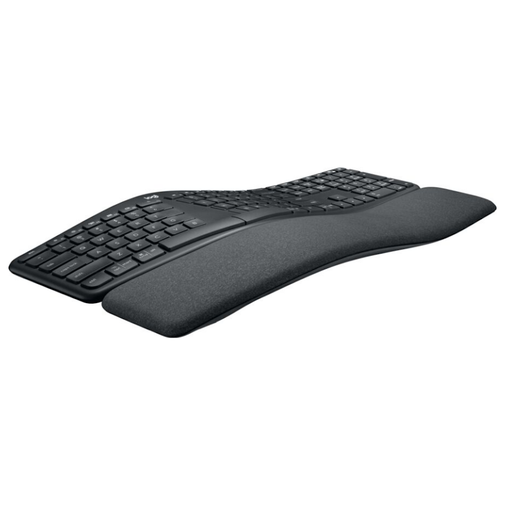 A large main feature product image of Logitech K860 ERGO Wireless Ergonomic Keyboard