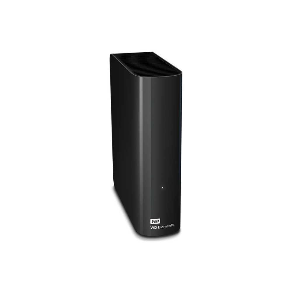 A large main feature product image of WD Elements 8TB USB3.0 3.5" Black External HDD