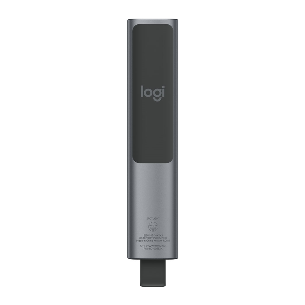 A large main feature product image of Logitech Spotlight Advanced Wireless Presentation Remote - Slate