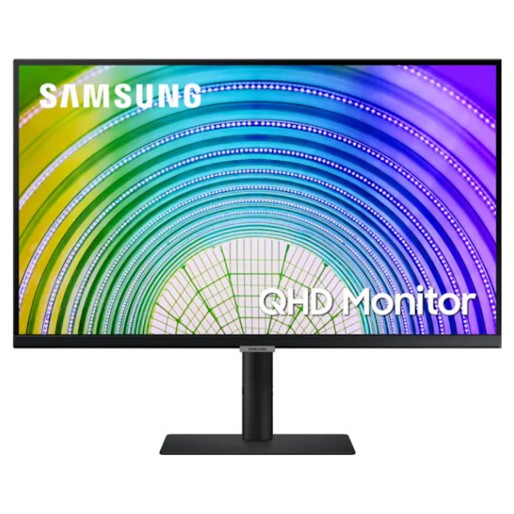 A large main feature product image of Samsung ViewFinity S60UA 27" QHD 75Hz IPS Monitor