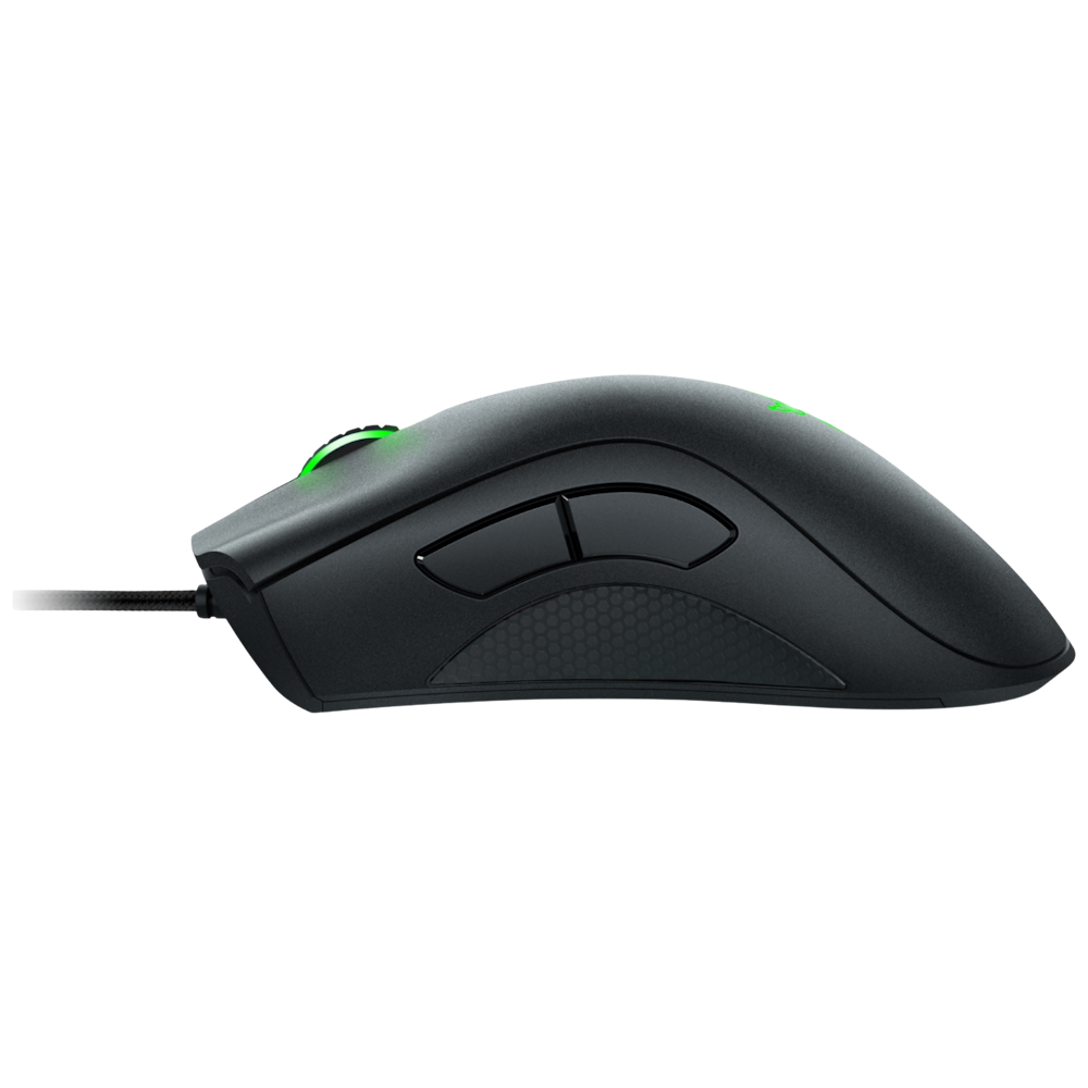 A large main feature product image of Razer DeathAdder Essential - Wired Ergonomic Gaming Mouse (Black)