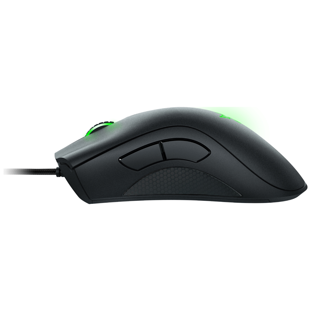 A large main feature product image of Razer DeathAdder Essential - Wired Ergonomic Gaming Mouse (Black)
