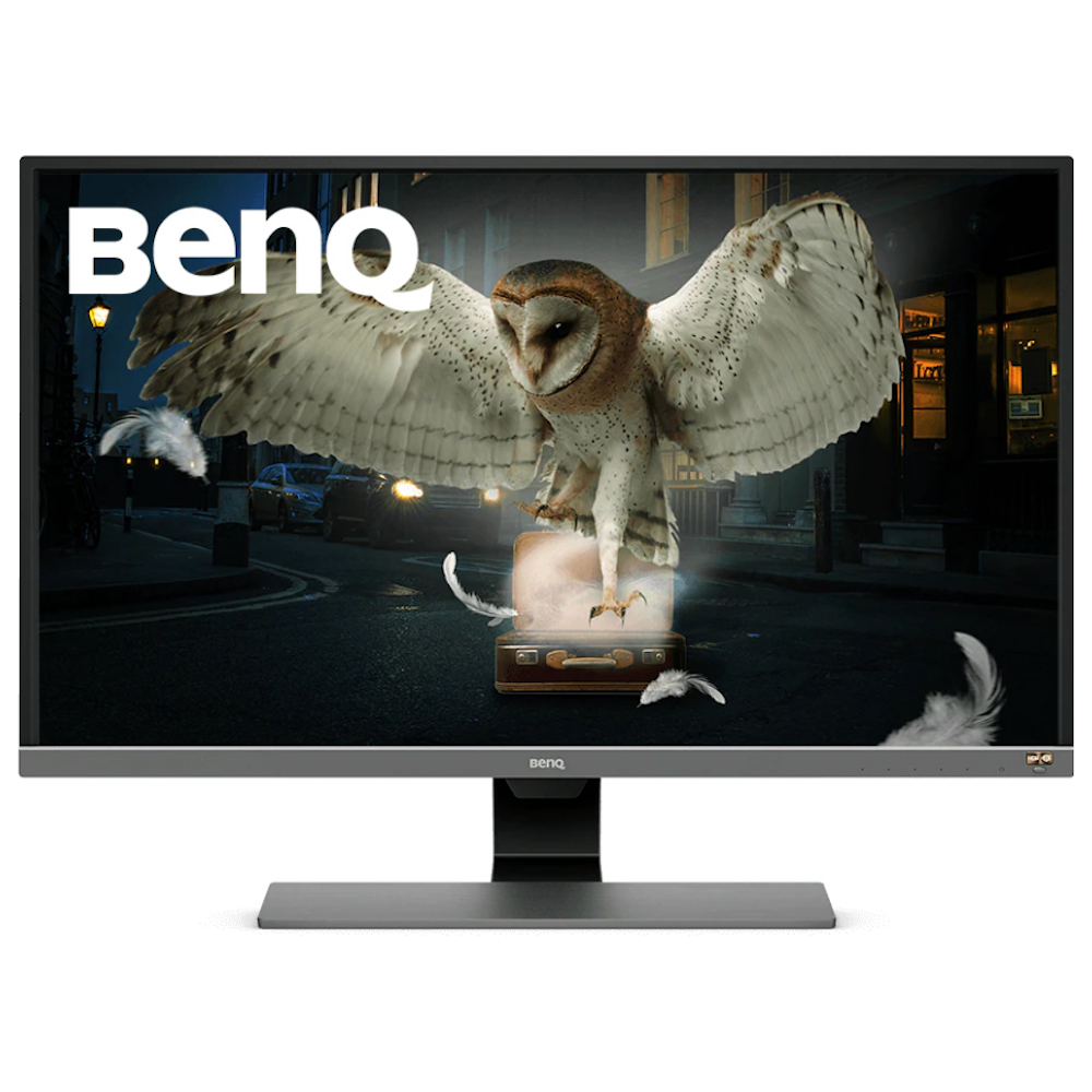 A large main feature product image of BenQ EW3270U 31.5" UHD 60Hz VA Monitor