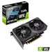 A product image of ASUS GeForce RTX 3060 Dual OC LHR 12GB GDDR6