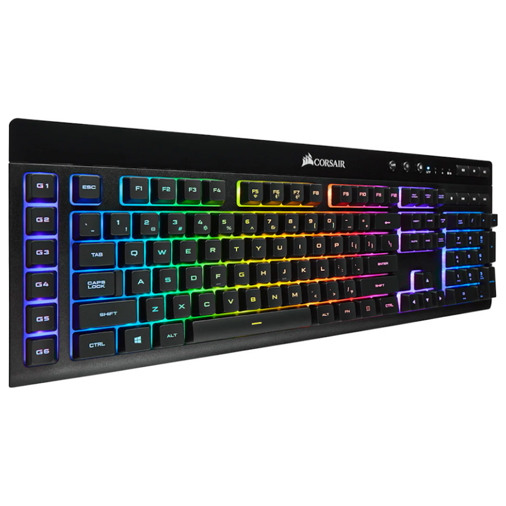 A large main feature product image of Corsair K57 & Harpoon Wireless RGB Gaming Bundle