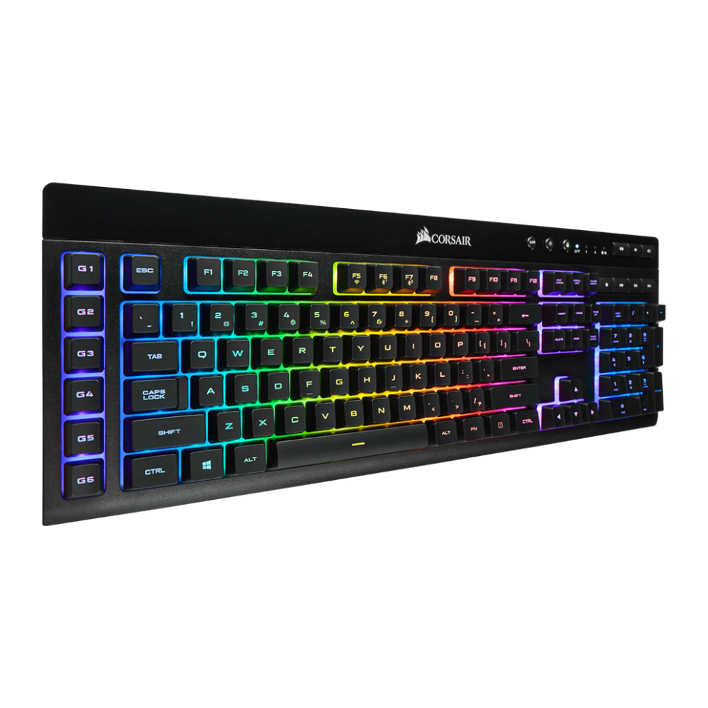 A large main feature product image of Corsair K57 & Harpoon Wireless RGB Gaming Bundle