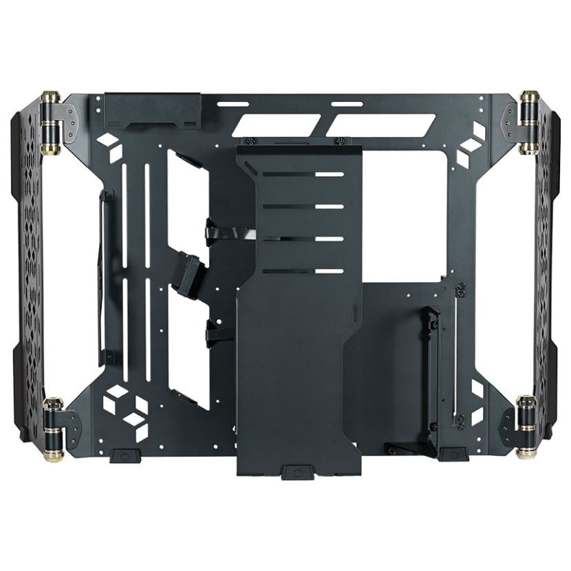 A large main feature product image of Cooler Master MasterFrame 700 Modular Open Frame Case (Black)