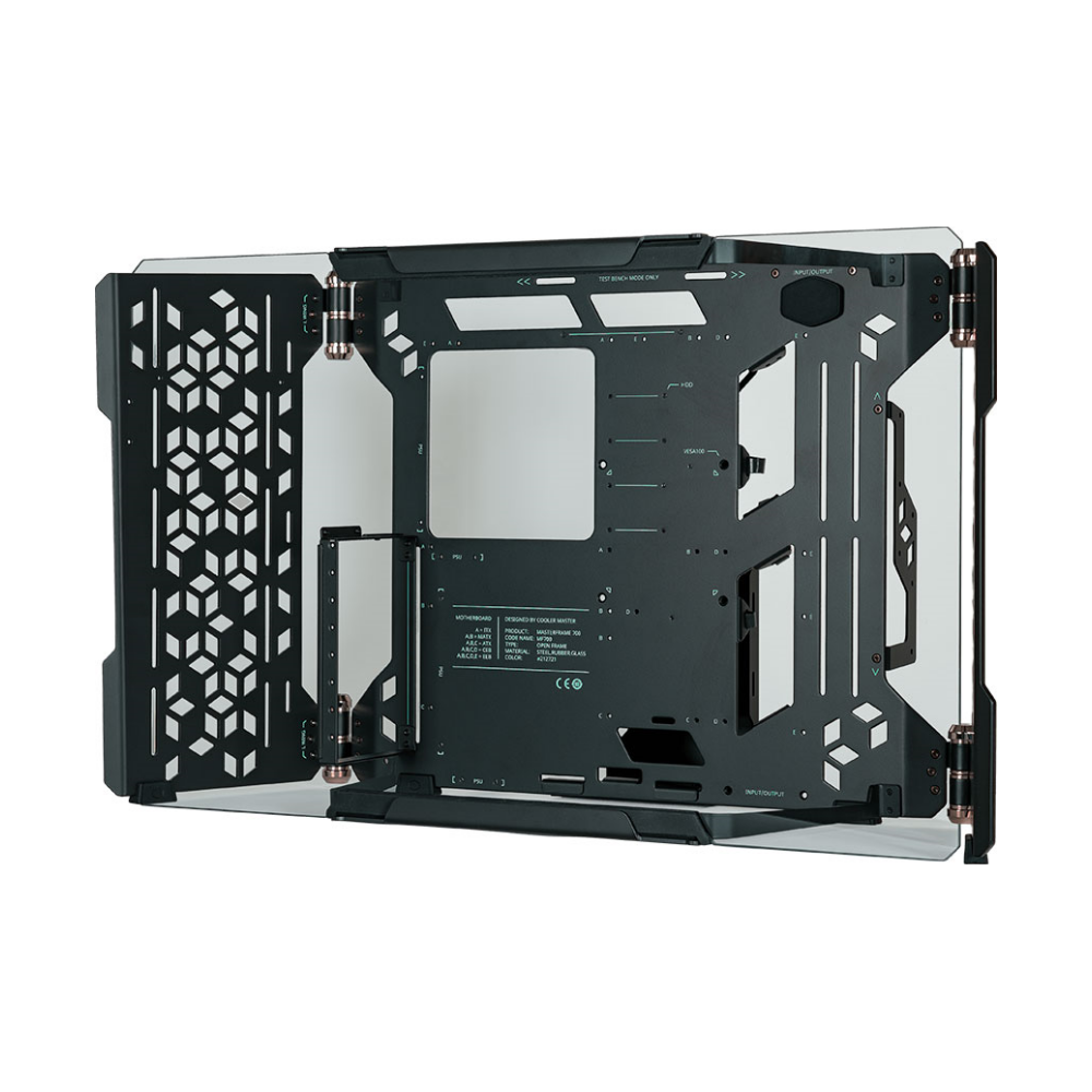 A large main feature product image of Cooler Master MasterFrame 700 Mid Tower Case - Black