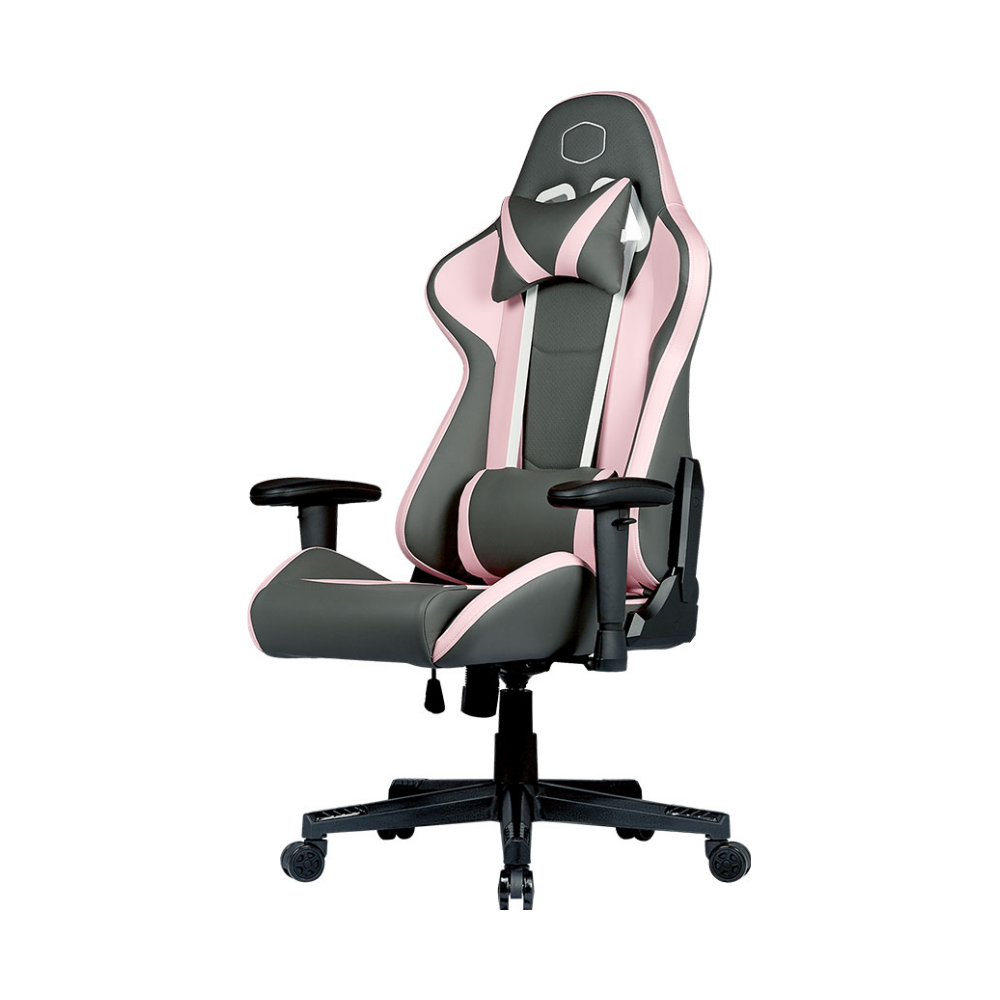 A large main feature product image of Cooler Master Caliber R1S Gaming Chair Rose Gray