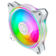 A small tile product image of Cooler Master MasterFan MF120 Halo White ARGB 120mm Fan - 3 Pack