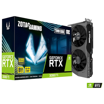 Product image of ZOTAC GAMING GeForce RTX 3060 Ti Twin Edge OC LHR 8GB GDDR6 - Click for product page of ZOTAC GAMING GeForce RTX 3060 Ti Twin Edge OC LHR 8GB GDDR6