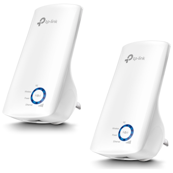 Product image of TP-LINK WA850RE 300Mbps Wireless N Range Extender - Dual Kit - Click for product page of TP-LINK WA850RE 300Mbps Wireless N Range Extender - Dual Kit