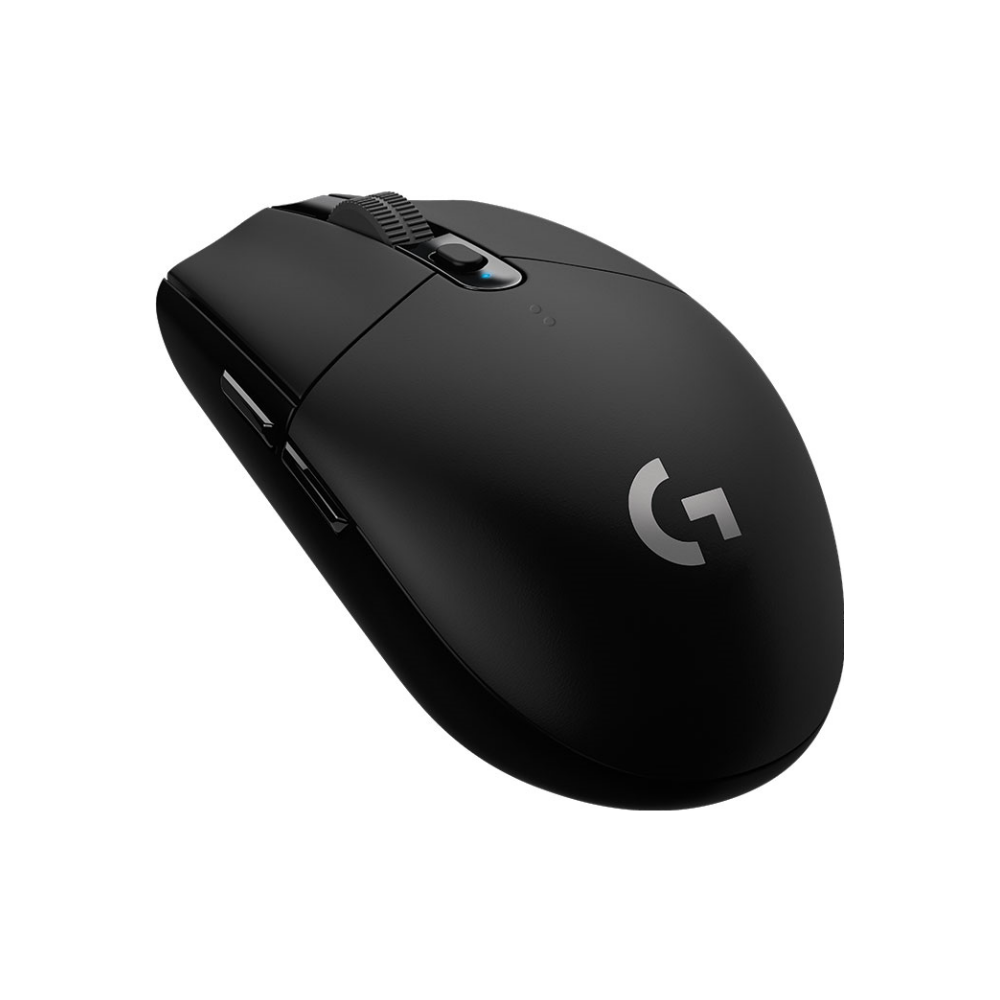 A large main feature product image of Logitech G305 LIGHTSPEED Wireless Optical Gaming Mouse - Black