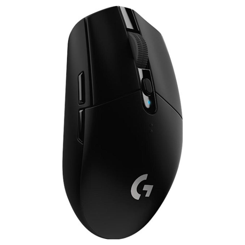 A large main feature product image of Logitech G305 LIGHTSPEED Wireless Optical Gaming Mouse - Black
