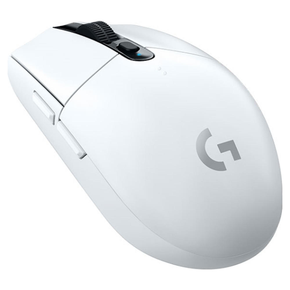 A large main feature product image of Logitech G305 LIGHTSPEED Wireless Optical Gaming Mouse - White