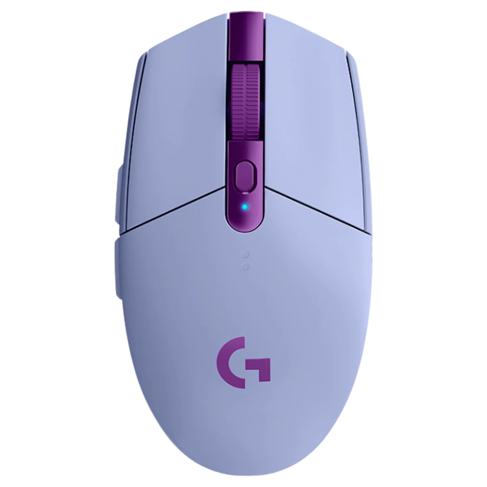 A large main feature product image of Logitech G305 LIGHTSPEED Wireless Gaming Mouse (Lilac)